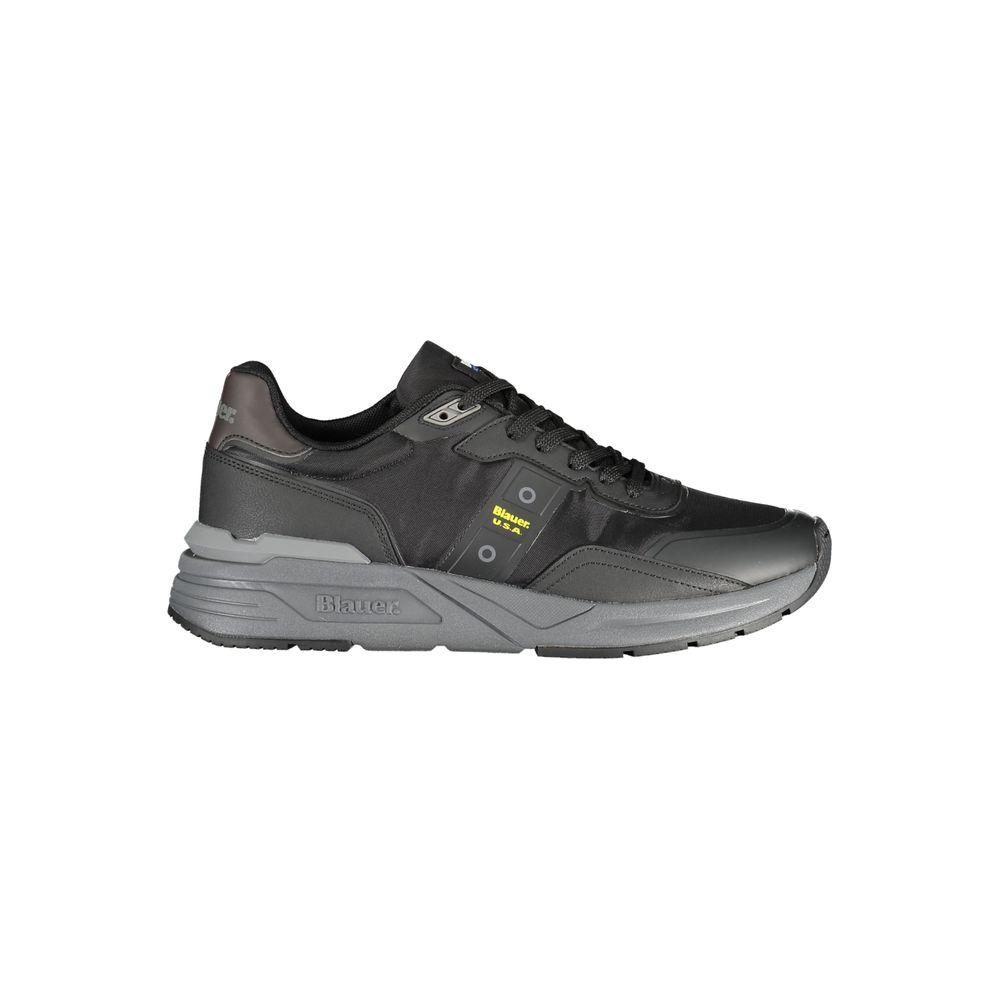 Blauer Black Polyester Sneaker Blauer Dark Slate Gray