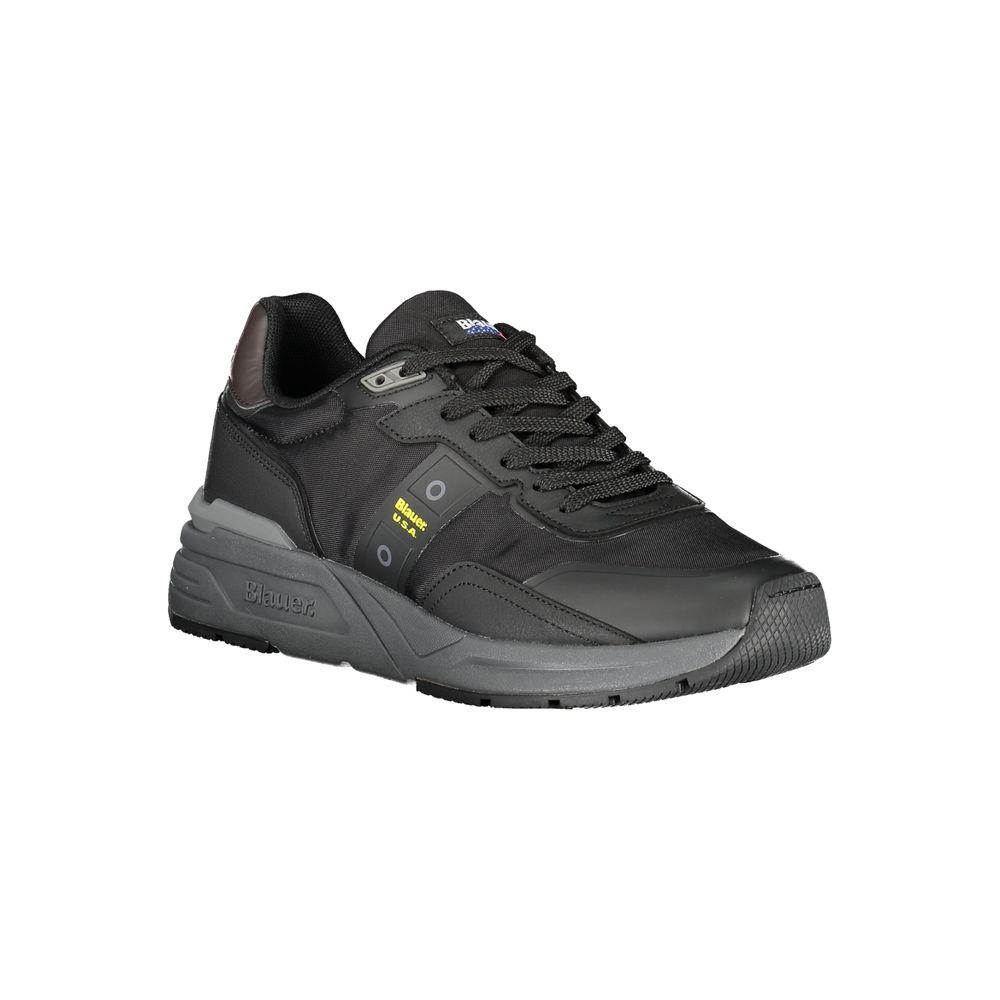 Blauer Black Polyester Sneaker Blauer Dark Slate Gray