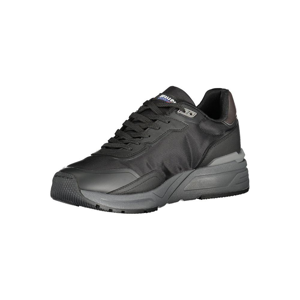 Blauer Black Polyester Sneaker Blauer Dark Slate Gray