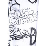 Dolce & Gabbana White Graffiti Cotton Over Calf Stockings Socks SCS2267-S