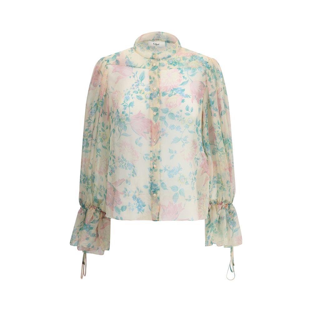 Chloé Sheer Blouse Chloé Gray