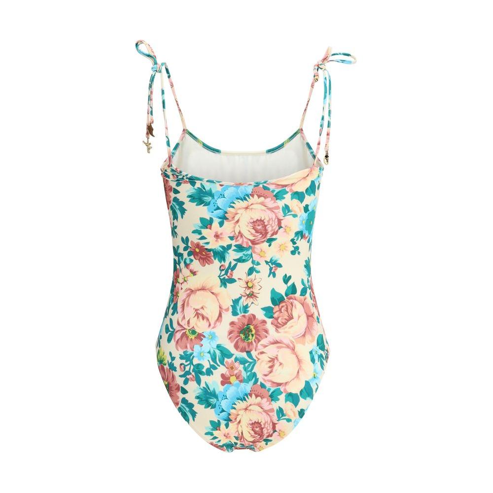 Chloé Floral-print one-piece Swimsuit Chloé Light Gray