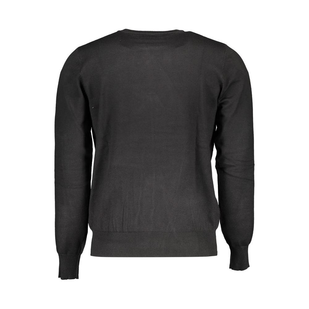 U.S. Grand Polo Black Nylon Sweater U.S. Grand Polo Dark Slate Gray