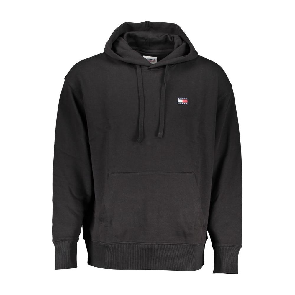 Tommy Hilfiger Black Cotton Men Sweater Tommy Hilfiger Dark Slate Gray