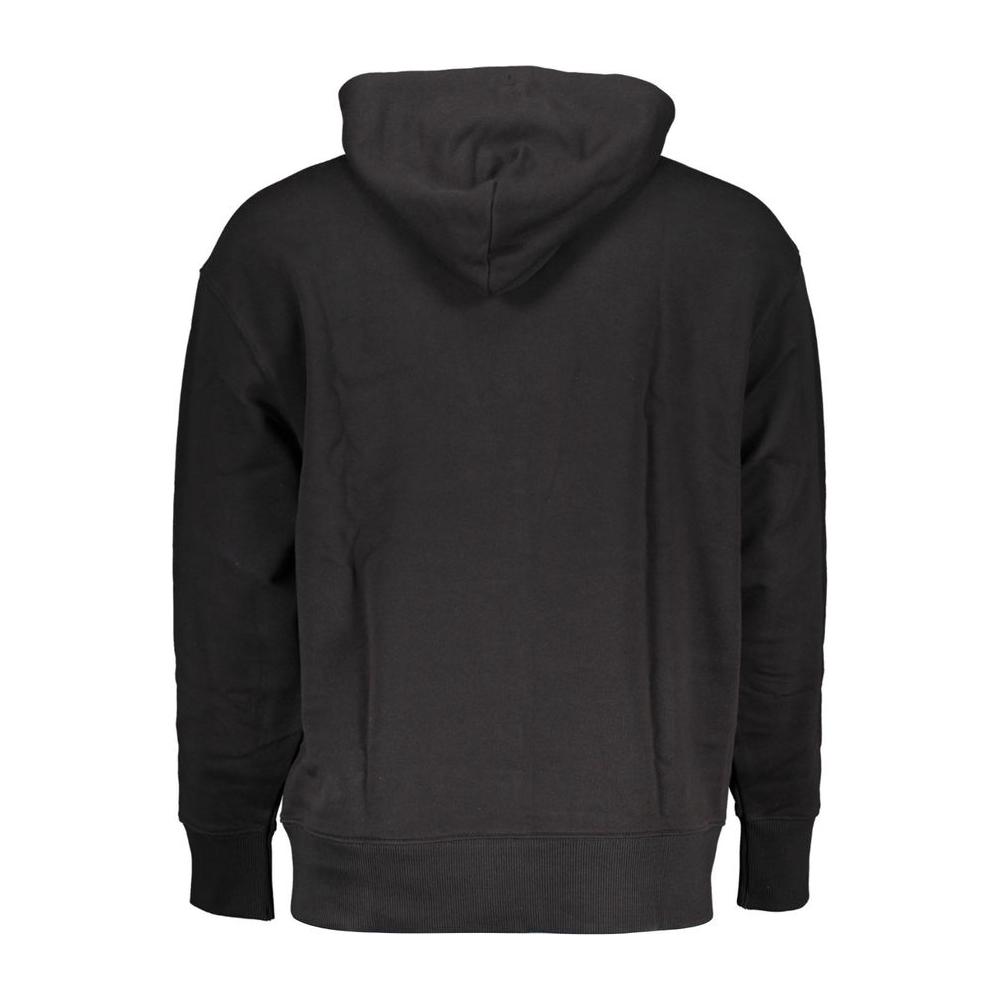 Tommy Hilfiger Black Cotton Men Sweater Tommy Hilfiger Dark Slate Gray