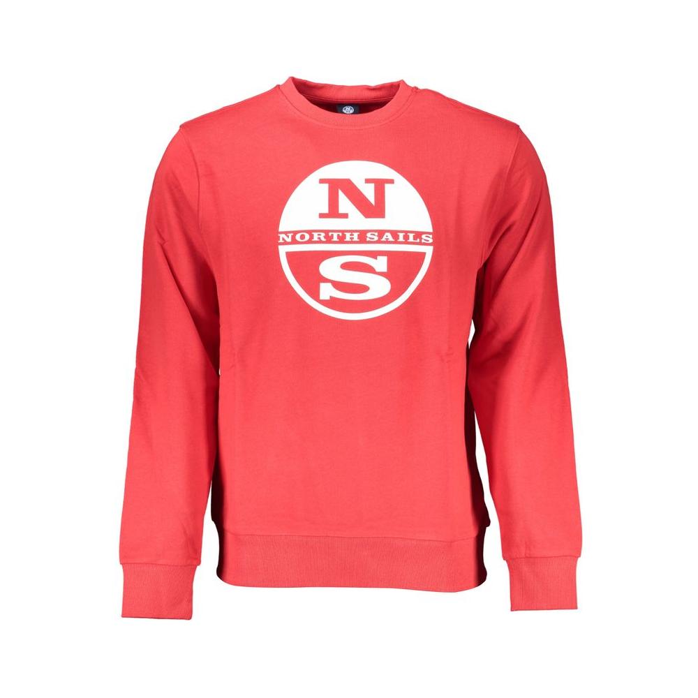 North Sails Red Cotton Sweater North Sails Tomato