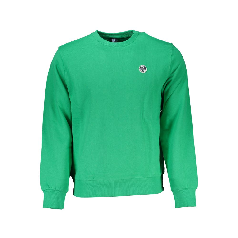 North Sails Green Cotton Sweater North Sails Medium Sea Green