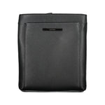 Calvin Klein Elegant Black Shoulder Bag with Contrasting Details CA-27481