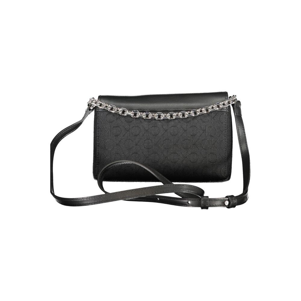 Calvin Klein Black Polyester Handbag Calvin Klein Dark Slate Gray