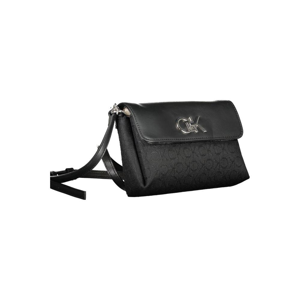 Calvin Klein Black Polyester Handbag Calvin Klein Dark Slate Gray
