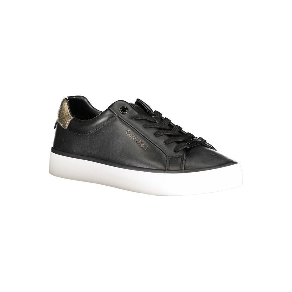 Calvin Klein Black Polyester Sneaker Calvin Klein Dark Slate Gray