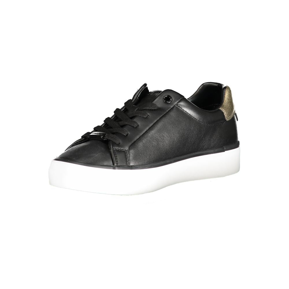 Calvin Klein Black Polyester Sneaker Calvin Klein Dark Slate Gray