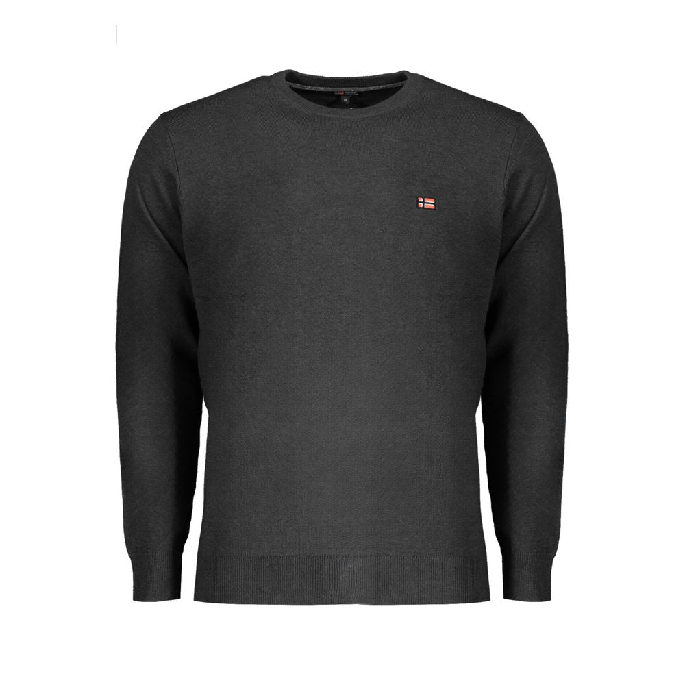 Norway 1963 Black Wool Men Sweater Norway 1963 Dark Slate Gray