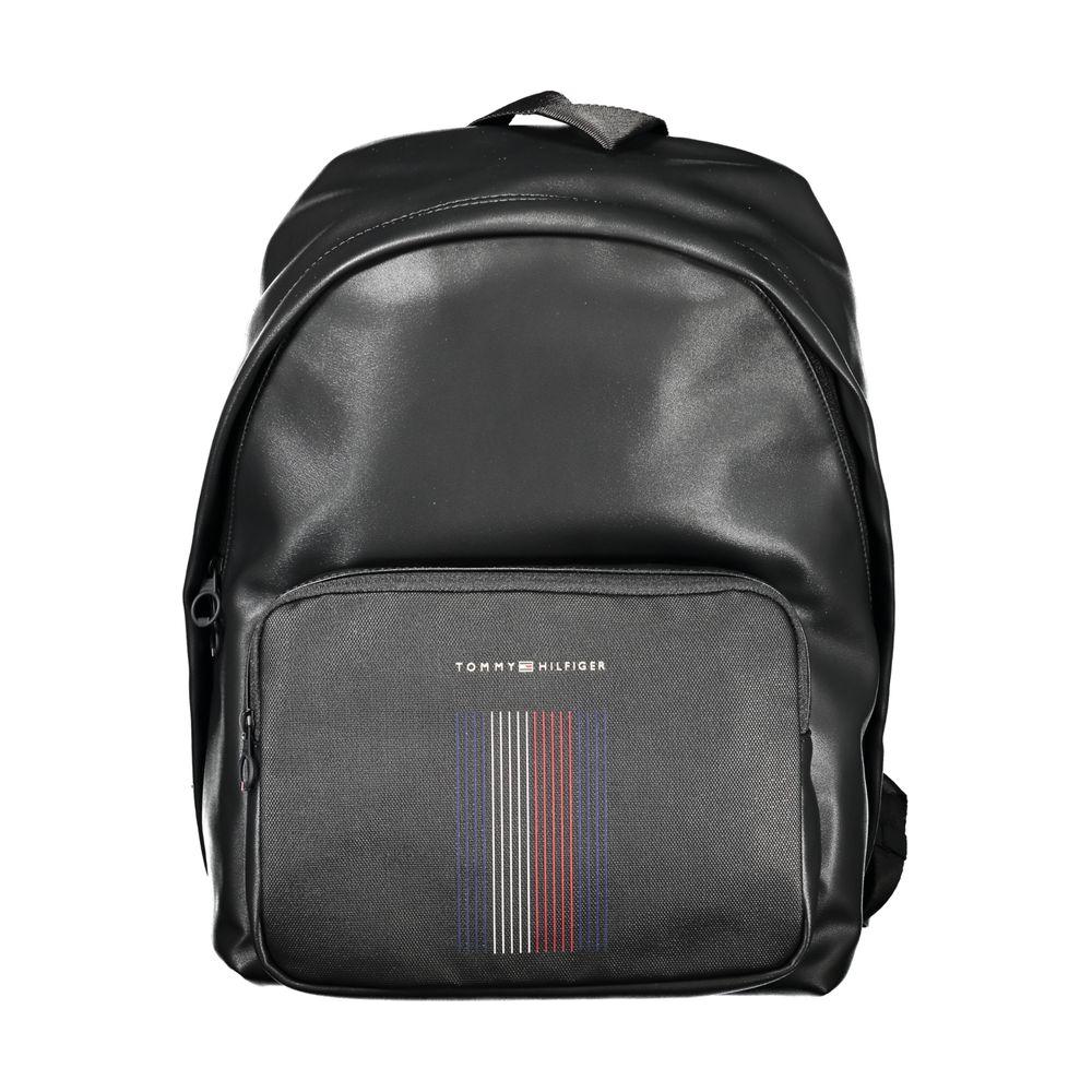 Tommy Hilfiger Black Polyester Backpack Tommy Hilfiger Dark Slate Gray