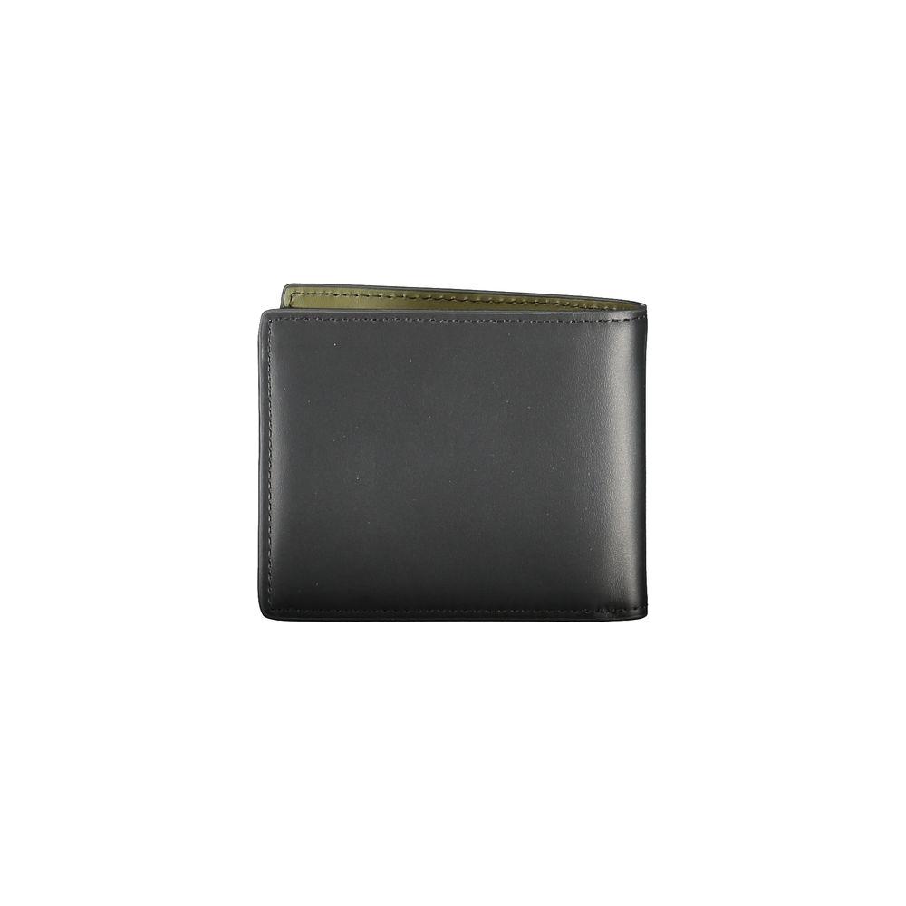 Tommy Hilfiger Black Leather Wallet Tommy Hilfiger Dark Slate Gray