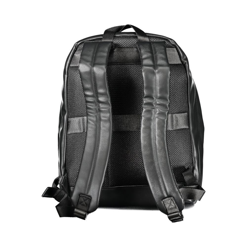 Tommy Hilfiger Black Polyester Backpack Tommy Hilfiger Dark Slate Gray