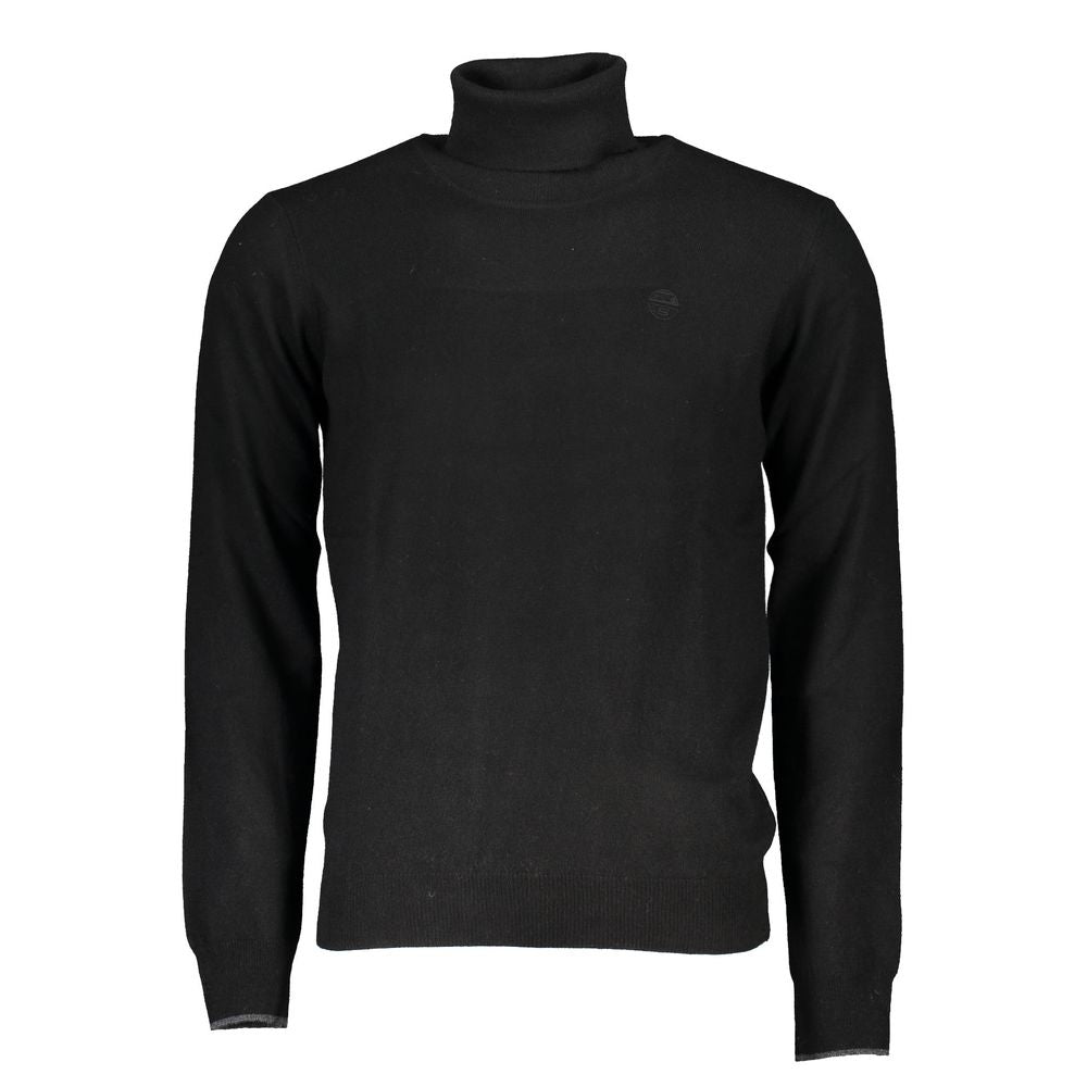 North Sails Black Polyamide Men Sweater North Sails Black
