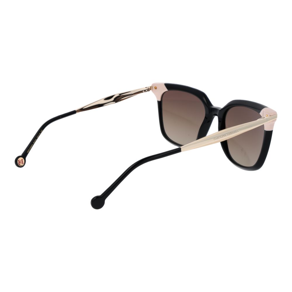 Carolina Herrera Black Acetate Sunglasses