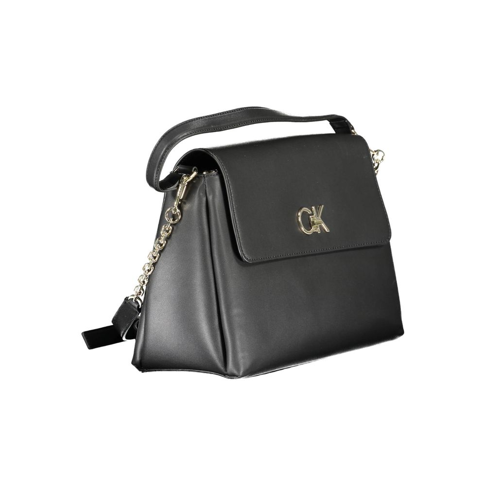 Calvin Klein Black Polyester Women Handbag Calvin Klein Dark Slate Gray