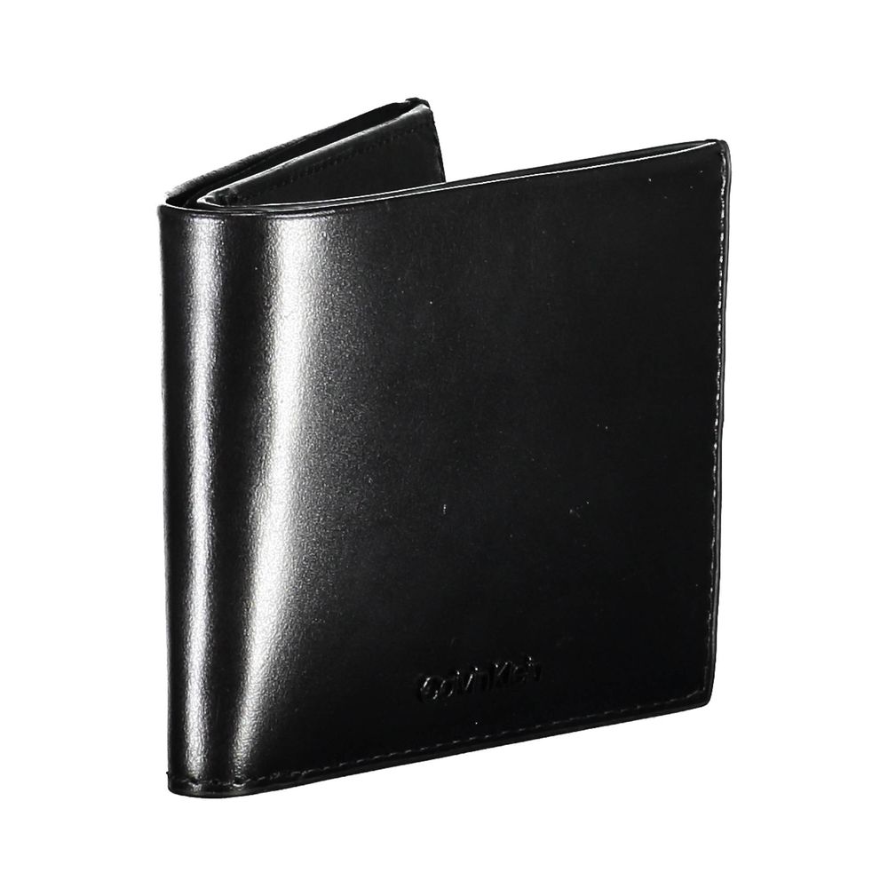 Calvin Klein Black Leather Men Wallet Calvin Klein Black