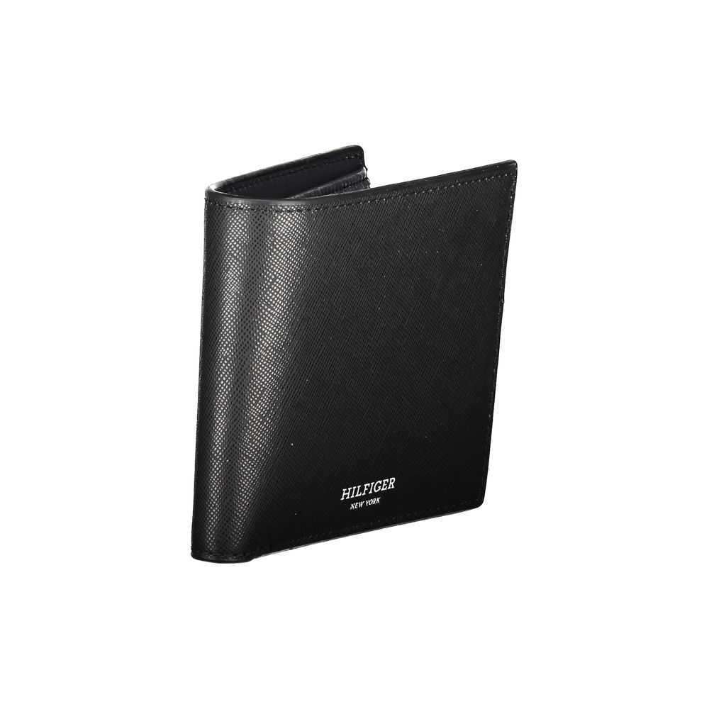 Tommy Hilfiger Black Leather Wallet Tommy Hilfiger Dark Slate Gray