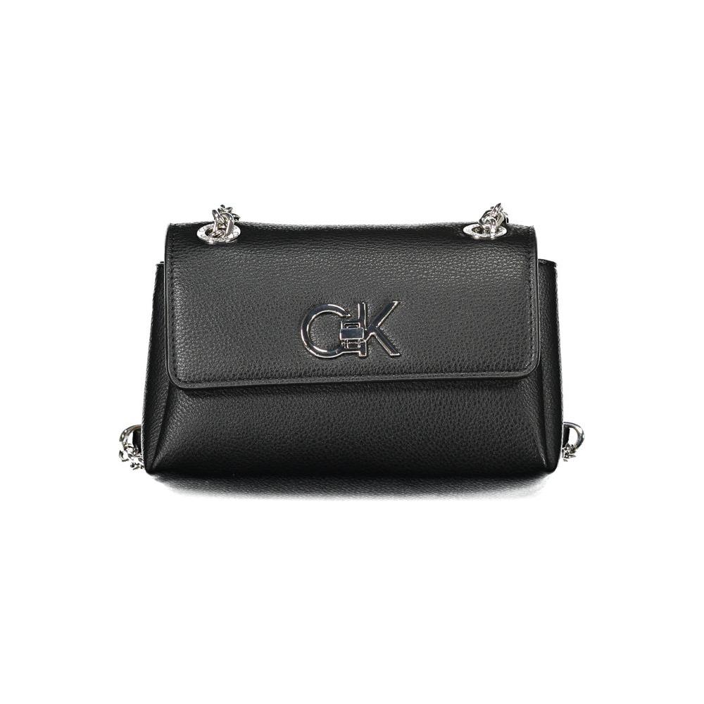 Calvin Klein Black Polyethylene Women Handbag Calvin Klein Dark Slate Gray