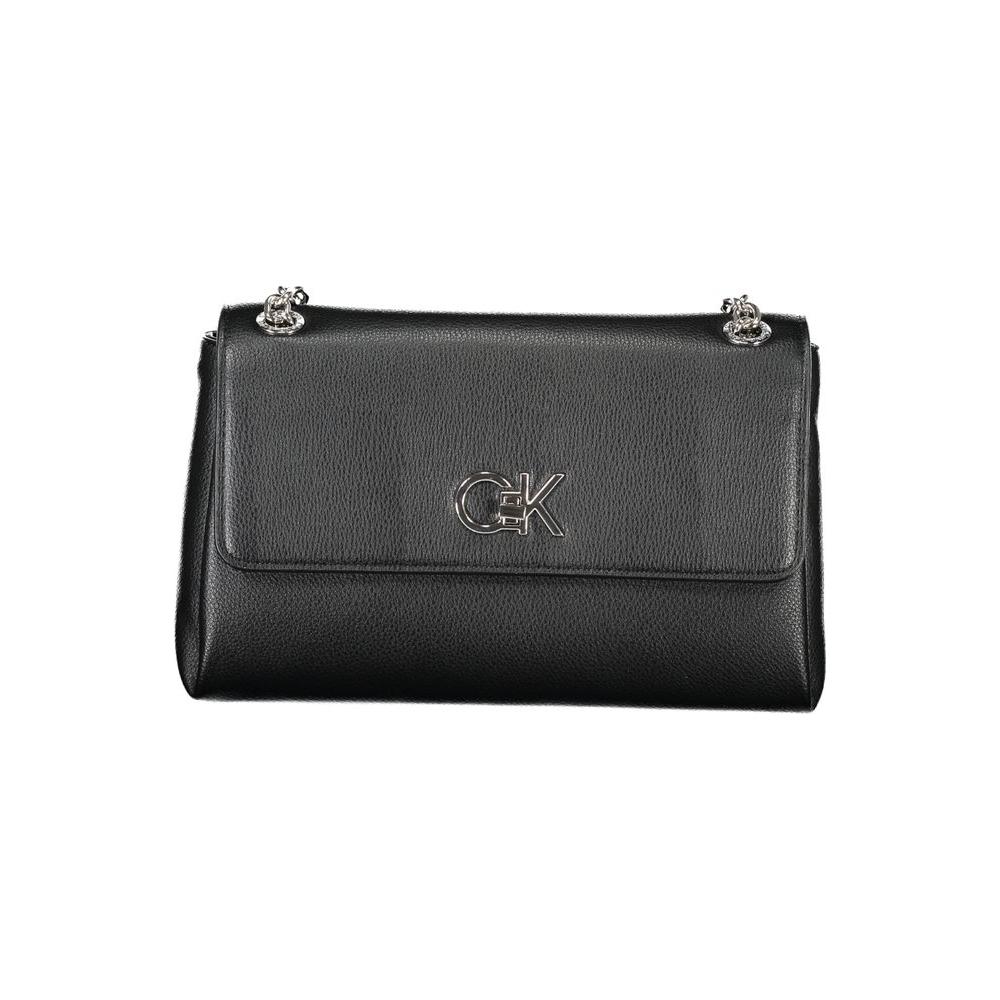 Calvin Klein Black Polyethylene Women Handbag Calvin Klein Dark Slate Gray