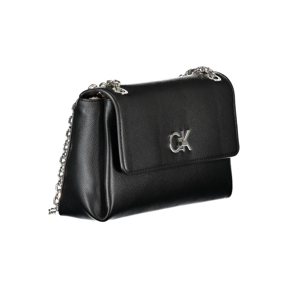 Calvin Klein Black Polyethylene Women Handbag Calvin Klein Dark Slate Gray