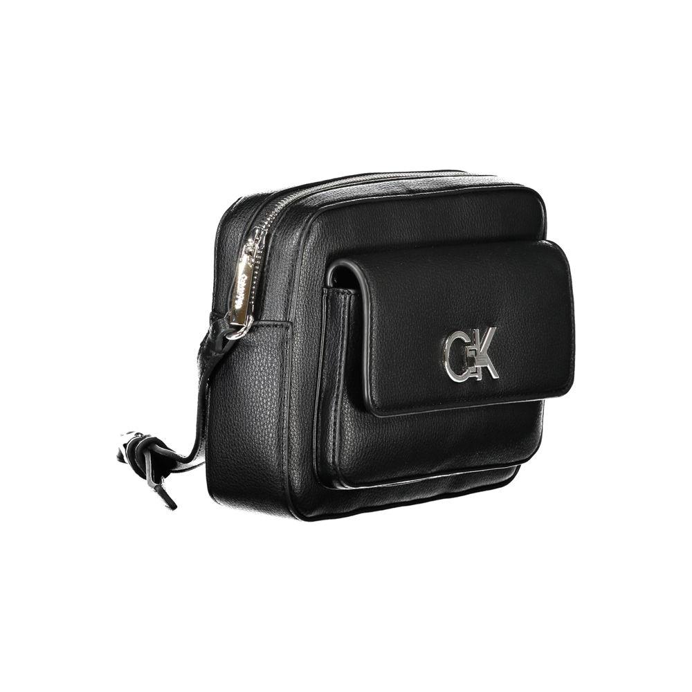 Calvin Klein Black Polyethylene Women Handbag Calvin Klein Dark Slate Gray