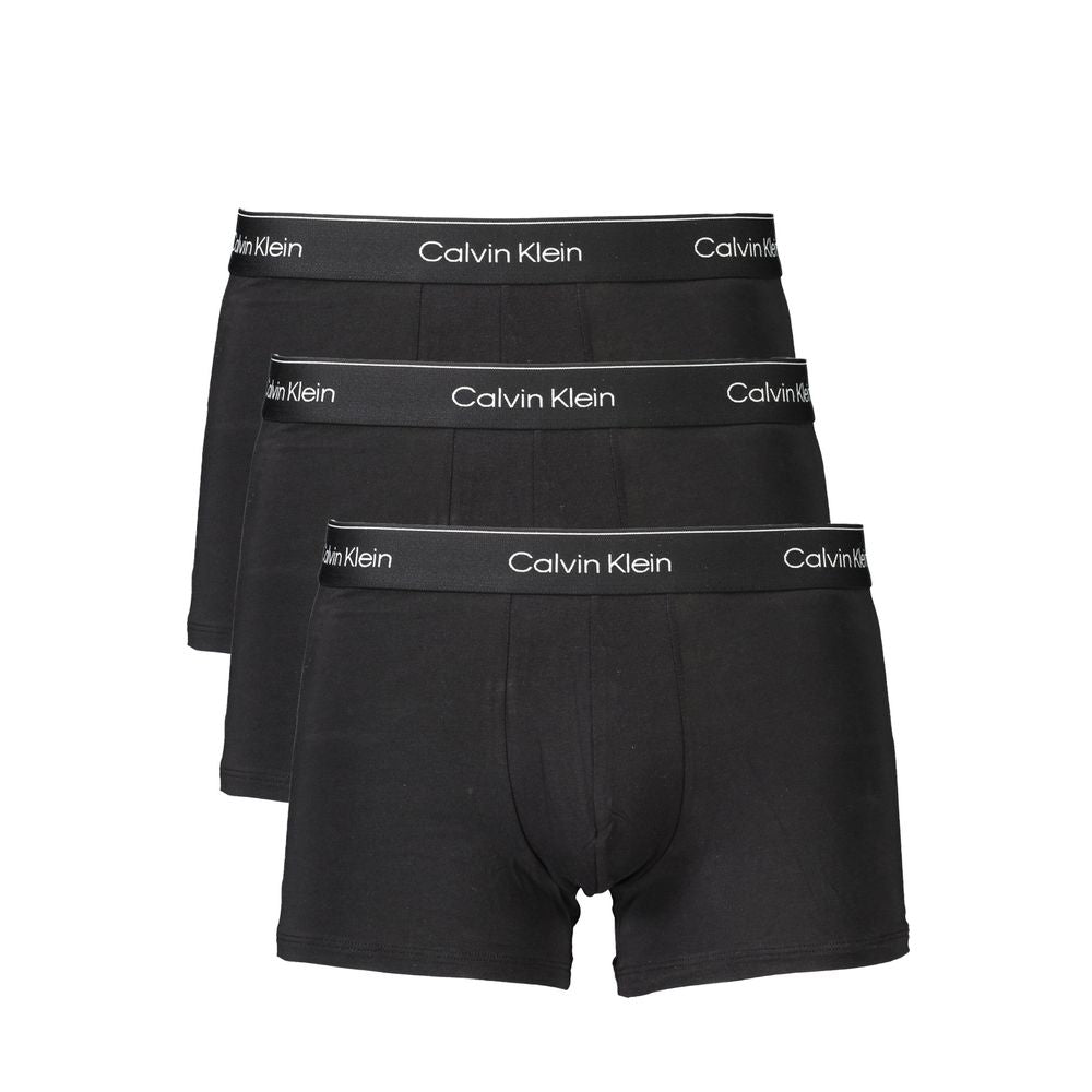 Calvin Klein Black Cotton Men Boxer Short Trio Calvin Klein Dark Slate Gray