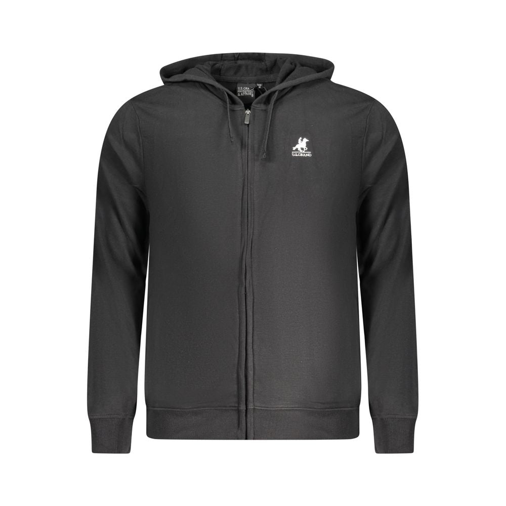 U.S. Grand Polo Black Cotton Sweater