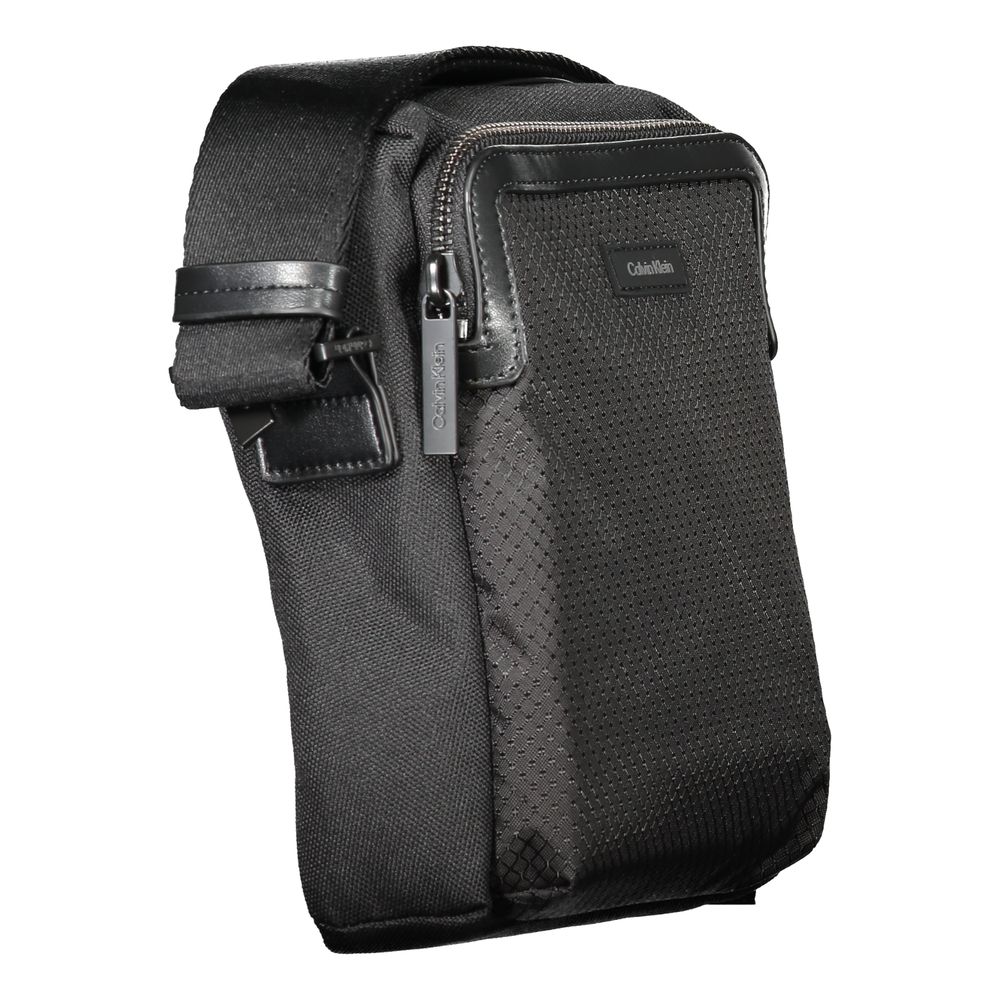 Calvin Klein Black Polyester Men Shoulder Bag Calvin Klein Dark Slate Gray