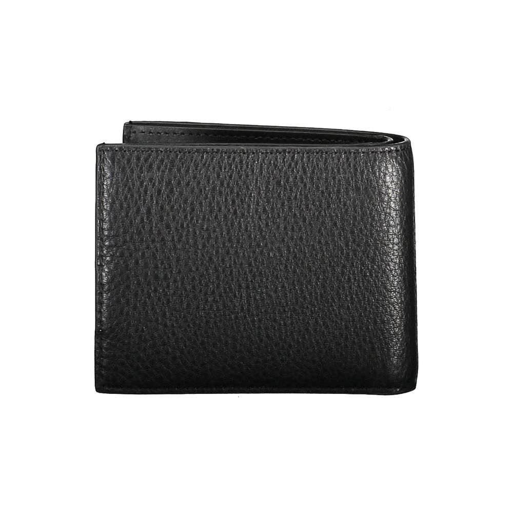 Calvin Klein Black Leather Men Wallet Calvin Klein Dark Slate Gray