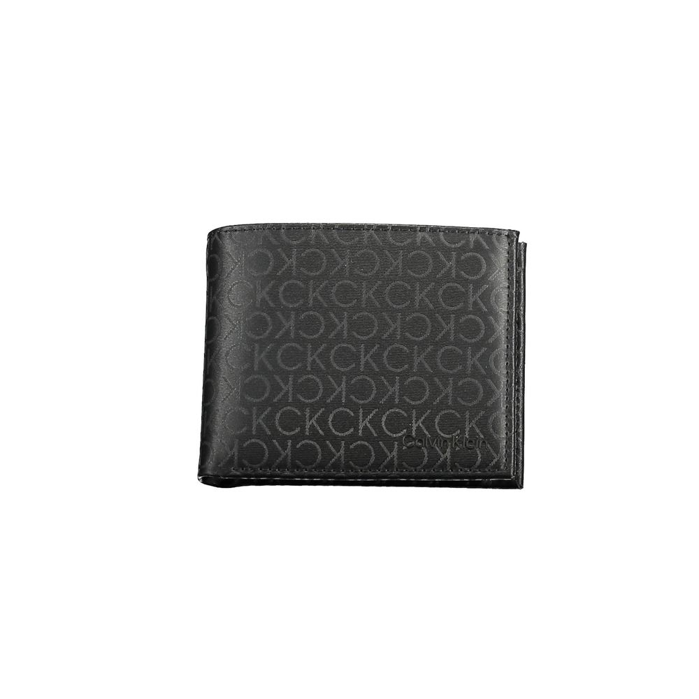 Calvin Klein Black Polyester Men Wallet Calvin Klein Dark Slate Gray