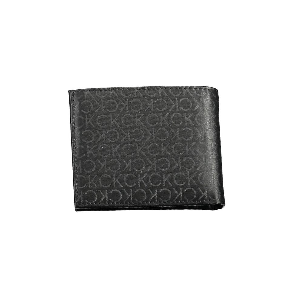 Calvin Klein Black Polyester Men Wallet Calvin Klein Dark Slate Gray