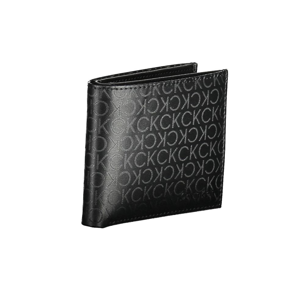 Calvin Klein Black Polyester Men Wallet Calvin Klein Dark Slate Gray