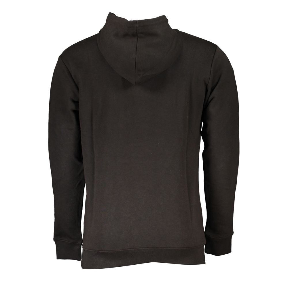 Cavalli Class Black Cotton Men Sweater Cavalli Class Dark Slate Gray