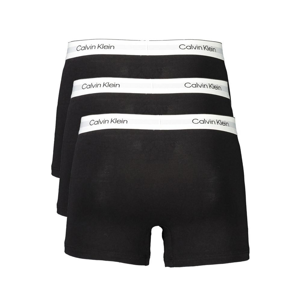 Calvin Klein Black Cotton Men Boxer Calvin Klein Black
