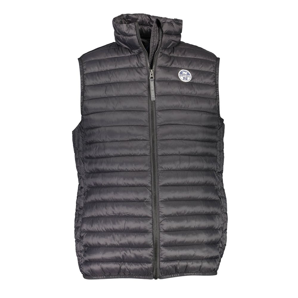 North Sails Black Polyamide Men Jacket North Sails Dark Slate Gray