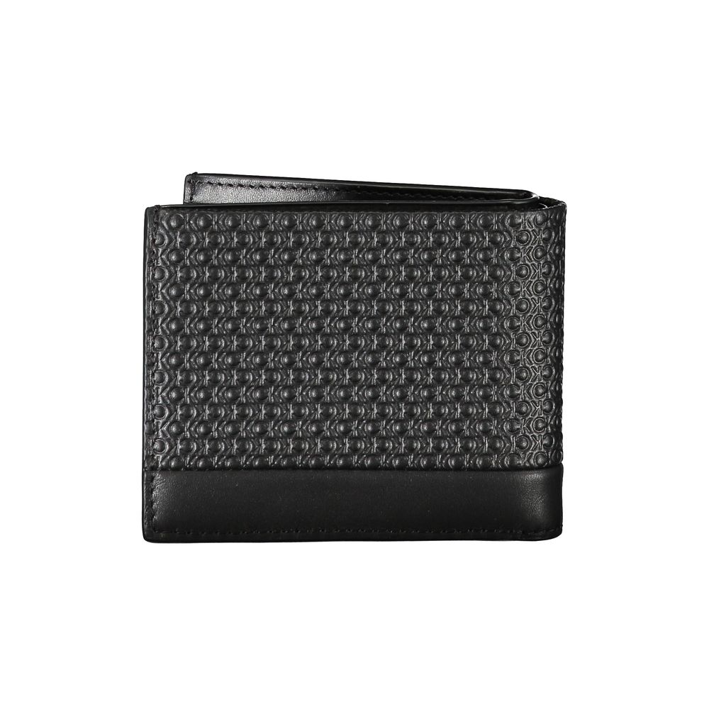 Calvin Klein Elegant Black Leather RFID Wallet Calvin Klein Dark Slate Gray