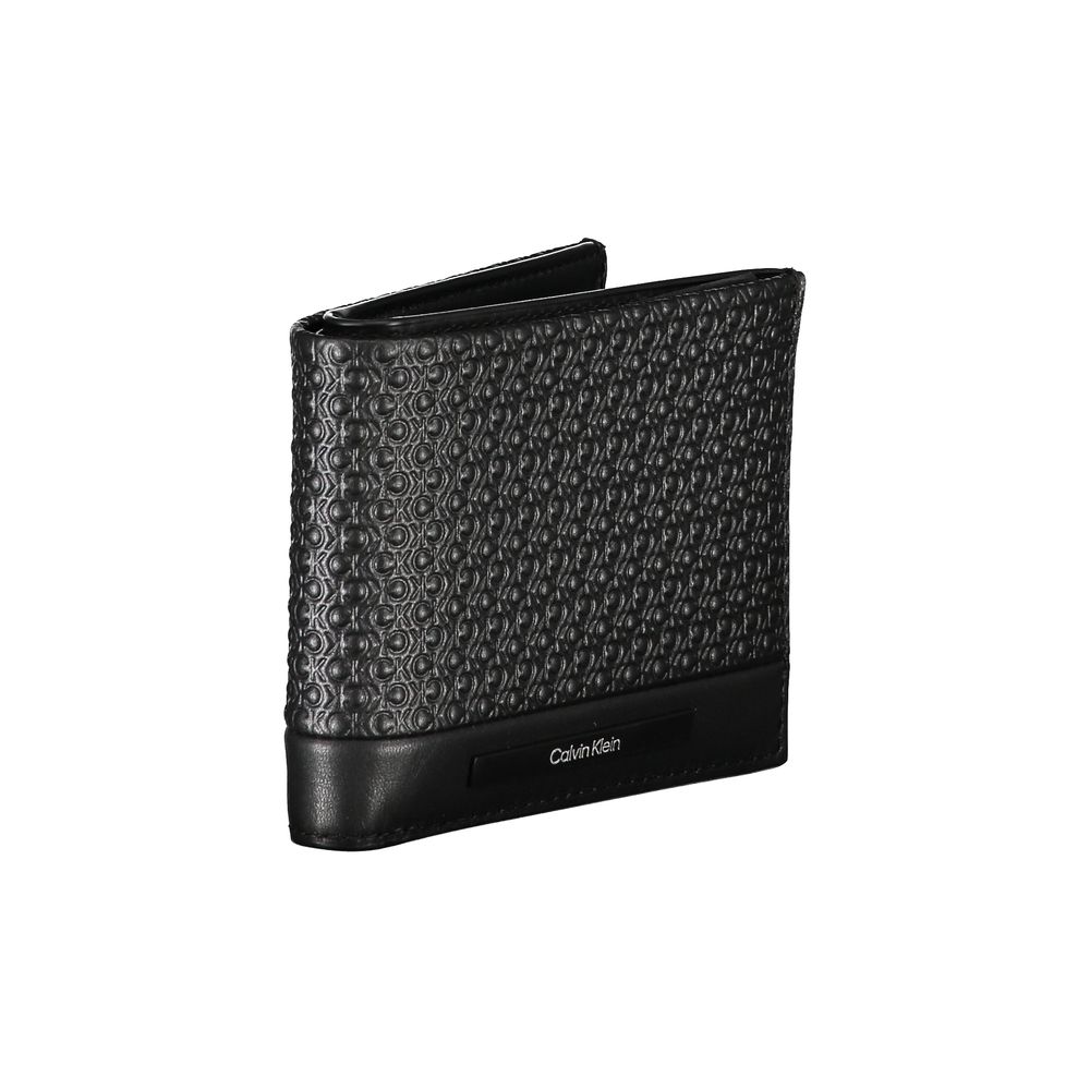 Calvin Klein Elegant Black Leather RFID Wallet Calvin Klein Dark Slate Gray