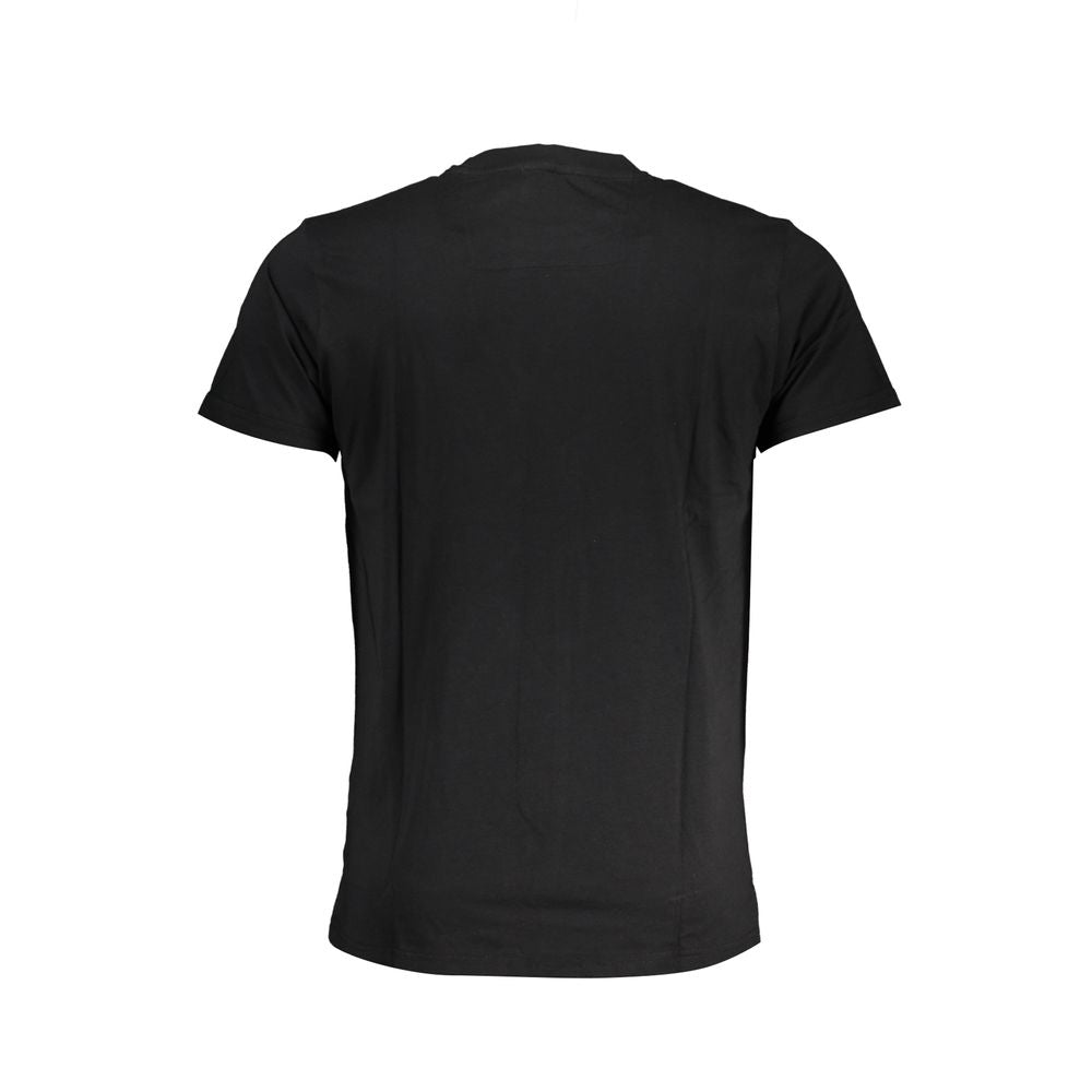 Cavalli Class Black Cotton T-Shirt Cavalli Class Dark Slate Gray