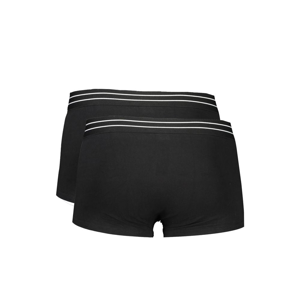 Cavalli Class Black Cotton Men Boxer Cavalli Class Dark Slate Gray