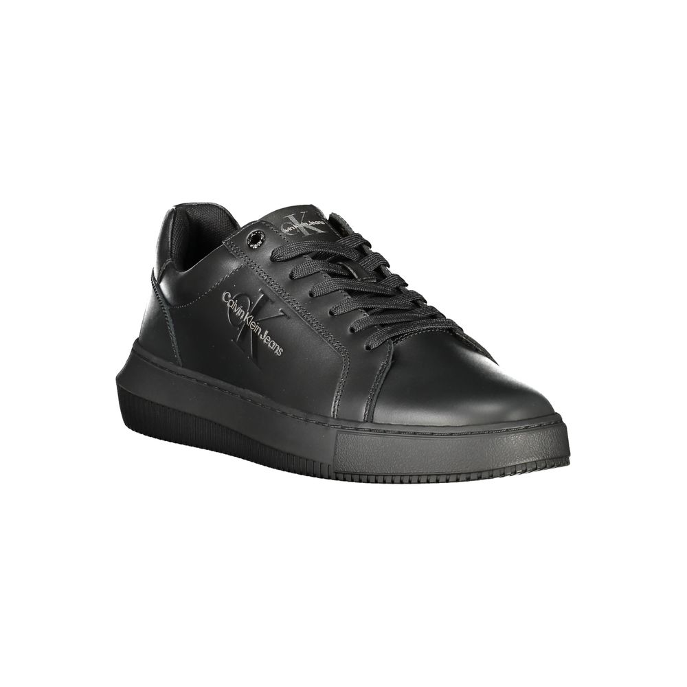 Calvin Klein Black Polyester Sneaker Calvin Klein Dark Slate Gray