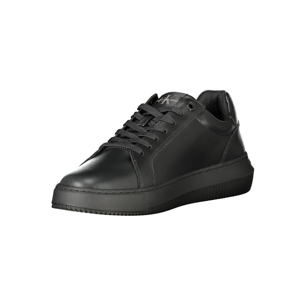 Calvin Klein Black Polyester Sneaker Calvin Klein Dark Slate Gray
