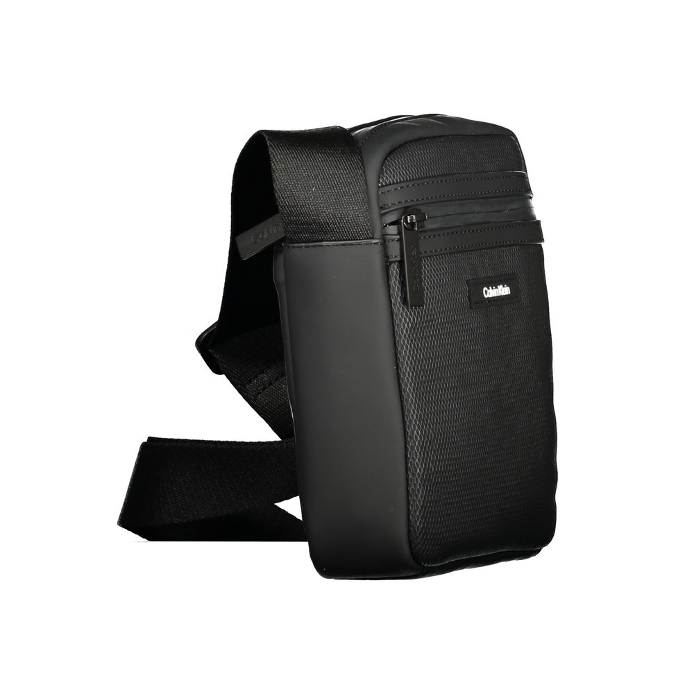 Calvin Klein Black Polyester Men Shoulder Bag Calvin Klein Dark Slate Gray