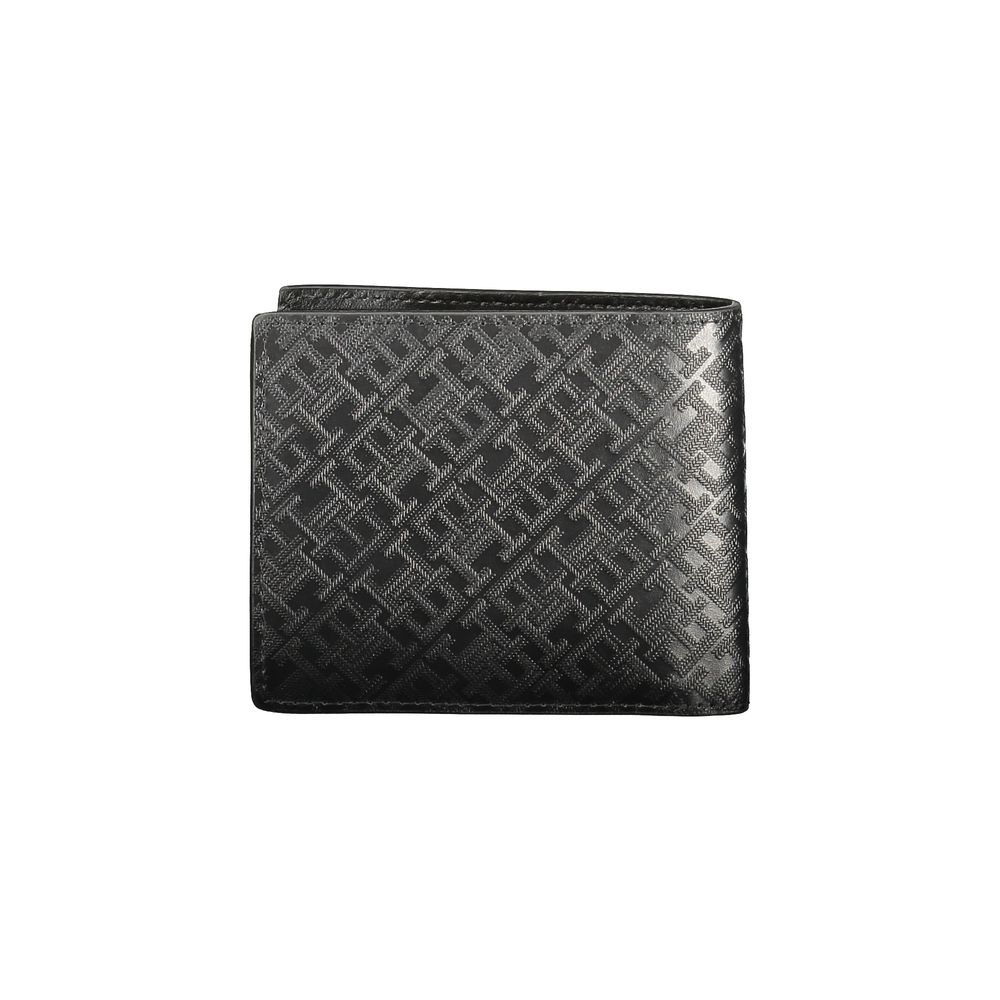 Tommy Hilfiger Black Leather Men Wallet