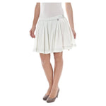 John Galliano White Cotton Skirt JO-1132-42