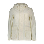 Gant White Cotton Women Jacket GA-1930-XS