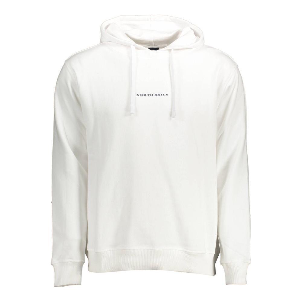 North Sails White Cotton Men Sweater NO-12523-XXL